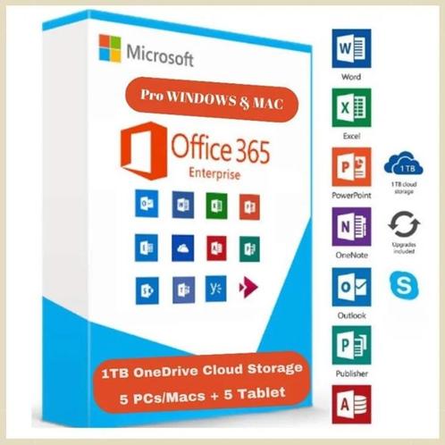 Office 365 Pro Plus (pour 5 PC/MAC), Informatique & Logiciels, Logiciel Office, Neuf, Android, iOS, ChromeOS, MacOS, Windows, Access