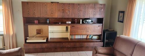 grote livingkast - goede staat, Huis en Inrichting, Kasten | Wandmeubels, Gebruikt, 200 cm of meer, 300 cm of meer, 25 tot 50 cm