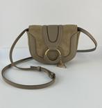 See by Chloé Hana Mini Leather & Suede Crossbody Bag, Verzenden, Zo goed als nieuw, Beige, Schoudertasje
