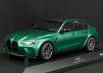 BMW M3 Berline G80 1:18 Minichamps Isle of Man Green, Hobby en Vrije tijd, Modelauto's | 1:18, Ophalen, Nieuw, Auto, MiniChamps
