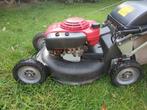 Maaier HONDA HRH 536 EXC Zelfrijdende conditie Bladenpakket, Tuin en Terras, Grasmaaiers, Cirkelmaaier, Honda, Gebruikt, Opvangbak