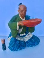 Vintage beeld  van Japanse dienaar, Antiek en Kunst, Ophalen of Verzenden
