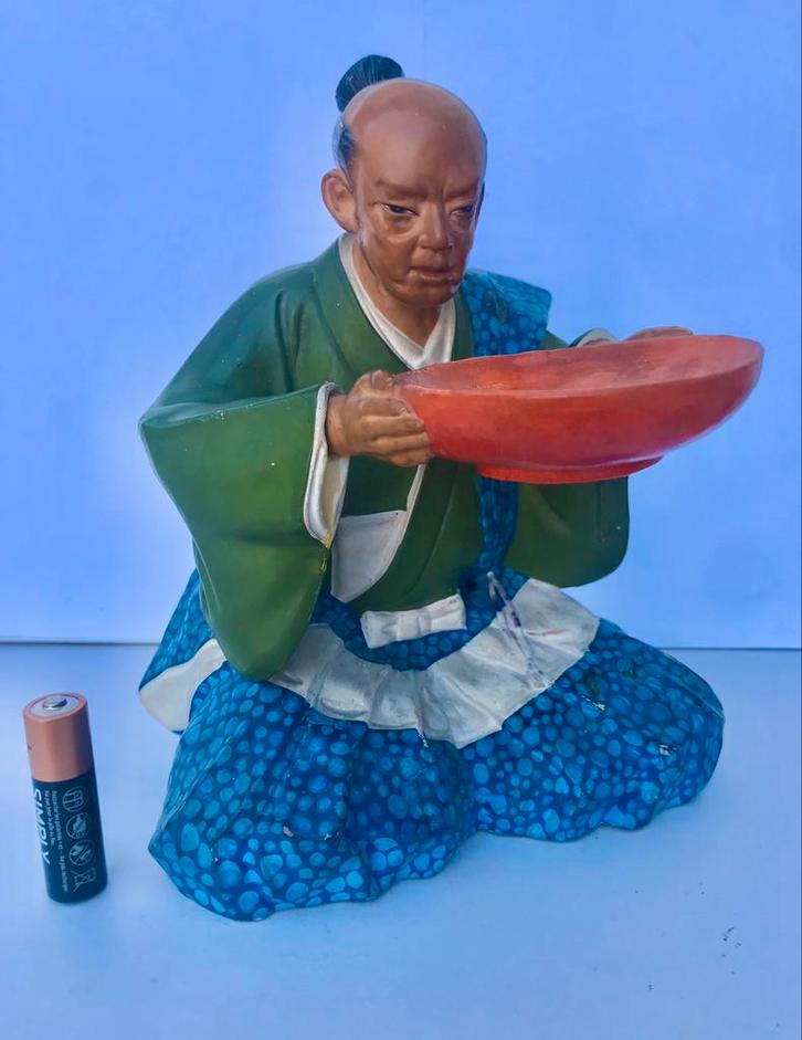 Japanse dienaar vintage beeld, Antiek en Kunst, Curiosa en Brocante, Ophalen of Verzenden