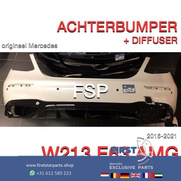 W213 E63 AMG ACHTERBUMPER + DIFFUSER Mercedes E Klasse 2016-