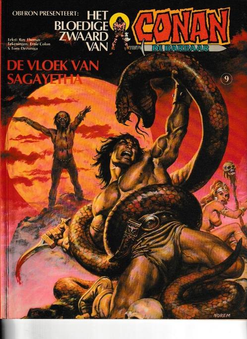 Strip - Het bloedige zwaard van Canon de barbaar nr.9., Boeken, Stripverhalen, Ophalen of Verzenden