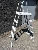 Zwembad ladder 125cm, Tuin en Terras, Ophalen, Gebruikt, Ladder