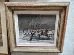 Wintertafereel Maurice Vander Meeren Tielt, Ophalen of Verzenden
