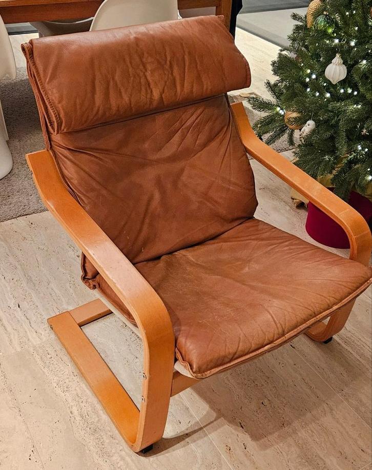 POEM is een Scandinavisch ontwerp van de Japanse ontwerper N, Huis en Inrichting, Fauteuils, Leer, Ophalen