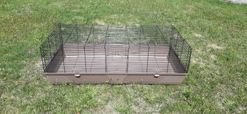 Beeztees cavia en konijnen hok / kooi Baldo Mokka 140cm beschikbaar voor biedingen