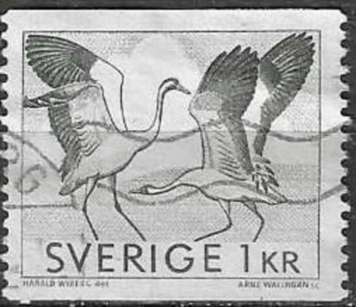 Suède 1968 - Yvert 583 - Grues (ST), Timbres & Monnaies, Timbres | Europe | Scandinavie, Affranchi, Suède, Envoi