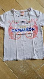 Roze T-shirt "Camaleón" - Scotch & Soda - maat 128 (8 jaar), Kinderen en Baby's, Kinderkleding | Maat 128, Meisje, Gebruikt, Ophalen of Verzenden