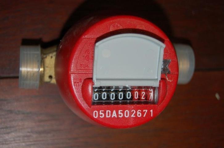 watermeter warm/koud koppelingen 3/4" 1L nauwkeurig NIEUW, Doe-het-zelf en Bouw, Sanitair, Nieuw, Overige typen, Koper, Ophalen of Verzenden