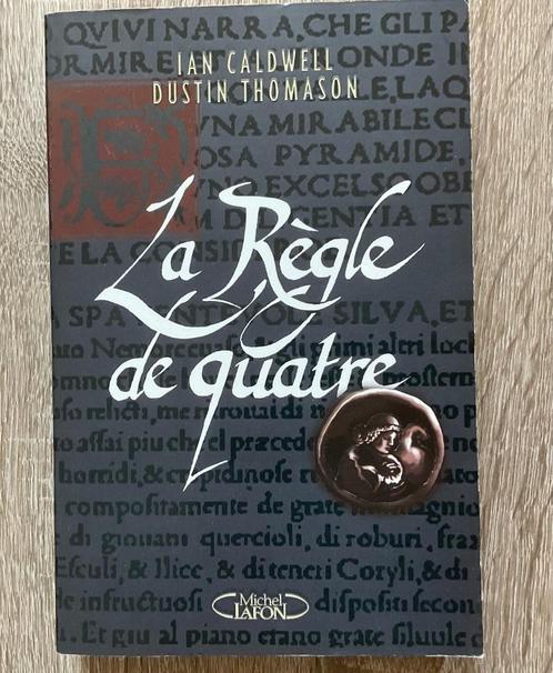 Livre roman " La Règle de Quatre ", Boeken, Romans, Gelezen, Ophalen of Verzenden