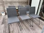 Design stoelen (6 stuks) - weggeefprijs MOET WEG, Huis en Inrichting, Ophalen, Gebruikt, Design met verchroomd onderstel, Vijf, Zes of meer stoelen