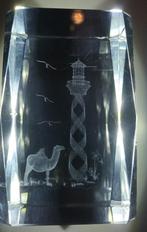 kristal 'laser-etched', Ophalen of Verzenden, Gebruikt, Kristal