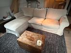 Zetel met Longchair Ikea Ektorp, Huis en Inrichting, Ophalen, Zo goed als nieuw, Driepersoons, Stof