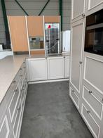 Nette Landelijke Hoekkeuken + Apparatuur + GEDEMONTEERD, Overige kleuren, Hoekkeuken, Ophalen of Verzenden, Hoogglans of Gelakt