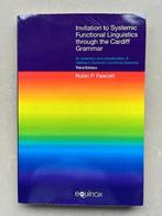 ROBIN FAWCETT INVITATION TO SYSTEMIC FUNCTIONAL LINGUISTICS, Boeken, Gelezen, Non-fictie, ROBIN P. FAWCETT, Ophalen of Verzenden