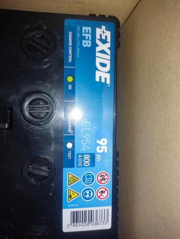 Nieuwe Start Stop Exide EFB accu | EL954 | 12V 95Ah., Enlèvement, Neuf