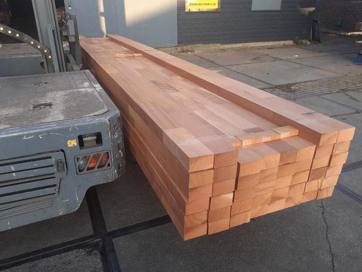 2e keus partijen Mahonie kozijnhout - 7 kopmaten L590 cm, Doe-het-zelf en Bouw, Raamkozijnen en Schuifdeuren, Overige typen, Hout