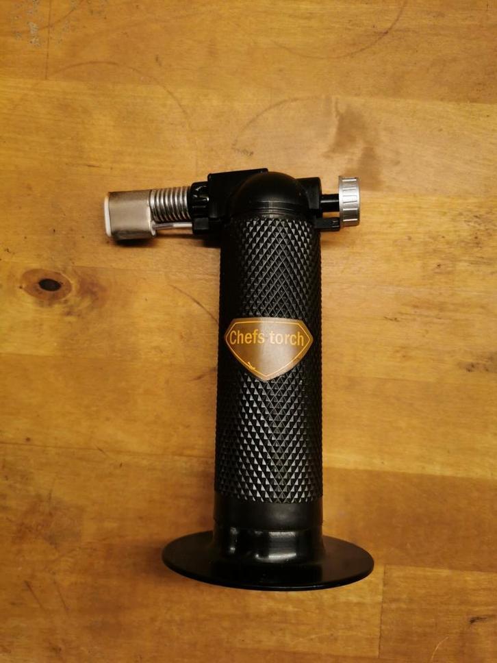 Chefs torch - crème brûlée brander, Huis en Inrichting, Keuken | Servies, Gebruikt, Overige typen, Overige stijlen, Ophalen of Verzenden