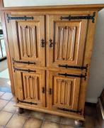 eetkamer massief eik, Huis en Inrichting, Ophalen, Gebruikt, Vintage, 4 tot 6 stoelen