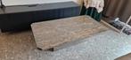 marmeren salontafel, kleur jasberg bruin, Huis en Inrichting, Ophalen, Gebruikt