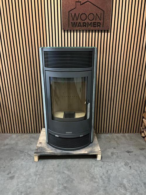 25105 Speksteenkachel Hout 🔥cv kachel Oranier 9kw, Huis en Inrichting, Kachels, Gebruikt, Vrijstaand, Houtkachel, Hout, Ophalen