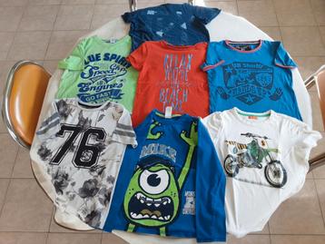 7 t’shirts maat 134-140  beschikbaar voor biedingen