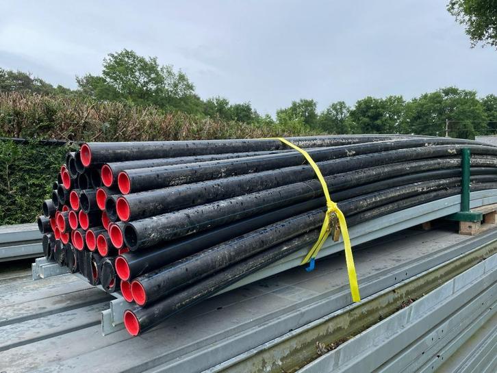 hdpe buizen met koppelstukken diameter 63 mm, Doe-het-zelf en Bouw, Buizen en Afvoer, Nieuw, Ophalen