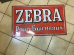 Emaille bord Zebra Pour Fourneaux, Antiek en Kunst, Ophalen of Verzenden
