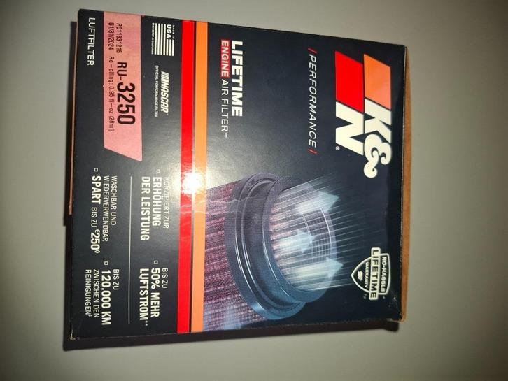 sportluchtfilter K&N, Autos : Divers, Tuning & Styling, Enlèvement