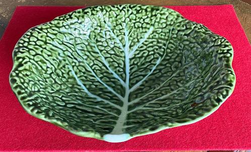 TORLI Saladeschaal met koolblad - Ceramic Portugal, Huis en Inrichting, Keuken | Servies, Zo goed als nieuw, Kom(men), Boerenbont