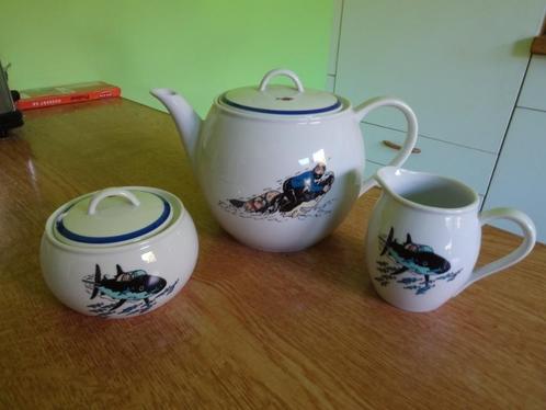 Tintin Service - De schat van Red Rackham, Verzamelen, Stripfiguren, Nieuw, Gebruiksvoorwerp, Kuifje, Ophalen of Verzenden
