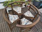 Houten set terrasstoelen, Tuin en Terras, Tuinsets en Loungesets, Ophalen of Verzenden, Zo goed als nieuw