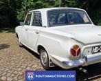 Ford Cortina Consul Mk1 Sedan | Route 66 Auctions, Auto's, 4 deurs, Leder en Stof, Wit, Bedrijf