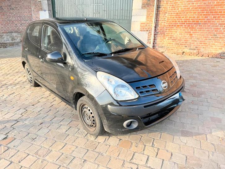 Nissan pixo 2011, Auto's, Nissan, Bedrijf, Pixo, Bluetooth, Benzine, Euro 5, Berline, 5 deurs, Zwart, Zwart, Ophalen