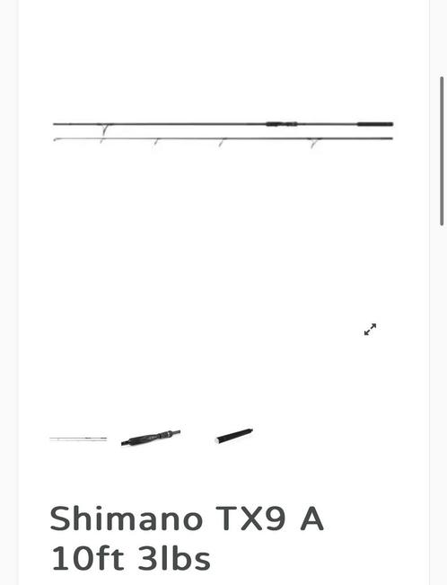 Gezocht: Shimano TX9 A 10ft 3lbs, Watersport en Boten, Hengelsport | Karpervissen, Ophalen