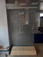 metalen presentatie kast, Ophalen, Modern en tijdloos GRIJS, Gebruikt, 100 tot 150 cm