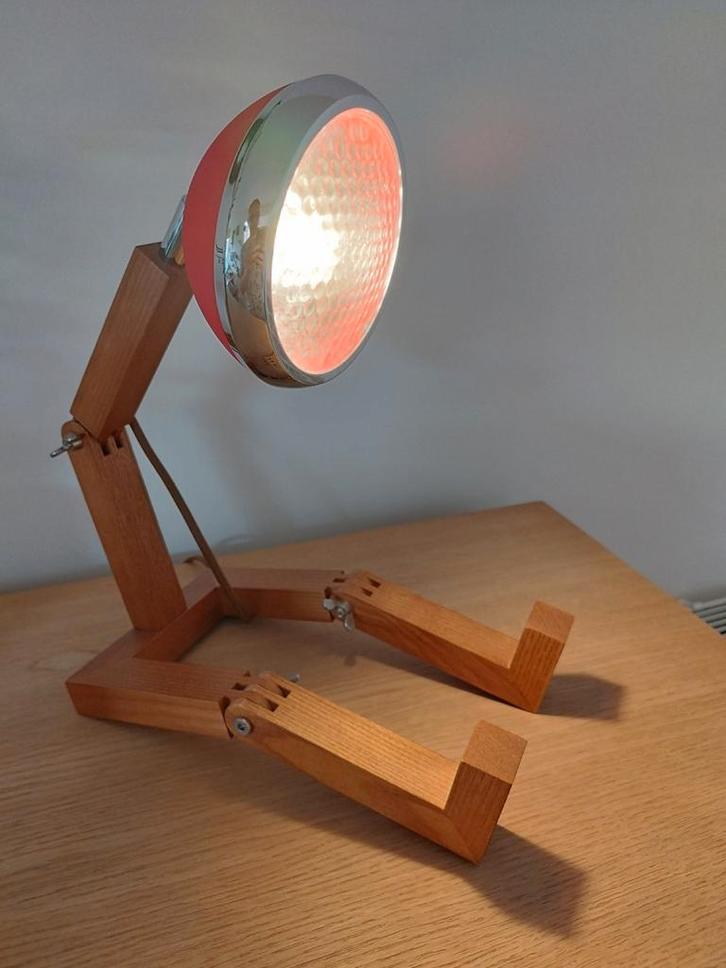 Mr. Wattson lamp, rood, Huis en Inrichting, Lampen | Spots, Zo goed als nieuw, Overige materialen, Led, Ophalen of Verzenden