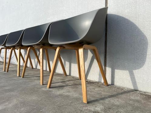 HAY AACC22 STOELEN, 4X, Huis en Inrichting, Stoelen, Gebruikt, Vier, Hout, Kunststof, Verzenden