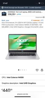 Leptop accer chromebook 314, Computers en Software, Ophalen of Verzenden