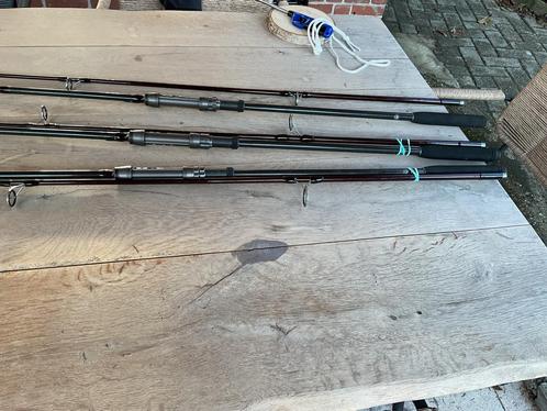 Tnt eclix karperhengels, Watersport en Boten, Hengelsport | Karpervissen, Gebruikt, Complete set, Ophalen