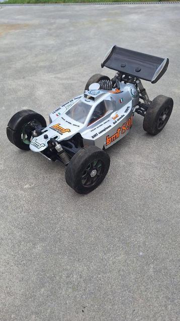 Voiture RC thermique, Enlèvement ou Envoi, Échelle 1:8, Voiture off road, Utilisé