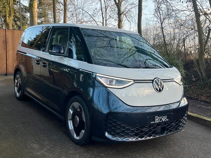 Volkswagen ID BUZZ Pro 77 kWh 150pk Candy White/Starlight Bl, Auto's, Volkswagen, Bedrijf, Te koop, ID.Buzz, ABS, Achteruitrijcamera