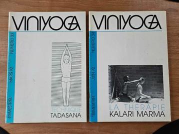 Lot de 2 revues VINIYOGA Tadasana Kalari Marma beschikbaar voor biedingen