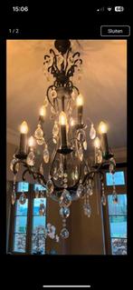 Kroonluchter, Huis en Inrichting, Lampen | Kroonluchters, Ophalen, Gebruikt, Glas, Landelijk