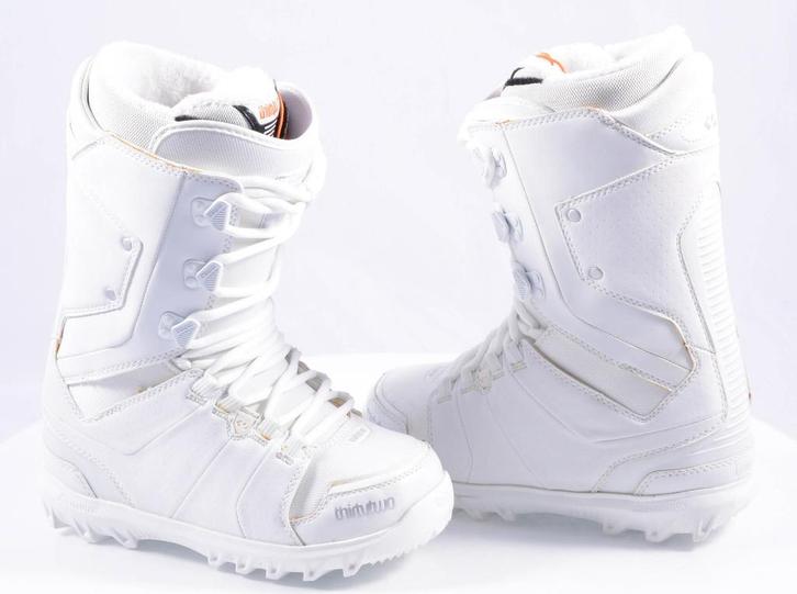 38 EU snowboard schoenen THIRTYTWO LASHED, white, Sport en Fitness, Snowboarden, Gebruikt, Schoenen, Verzenden