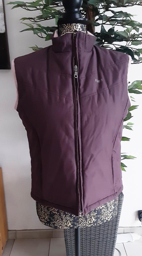 Doudoune sans manches état neuf taille S 16ans, Kleding | Dames, Jassen | Winter, Zo goed als nieuw, Maat 36 (S), Paars, Ophalen of Verzenden