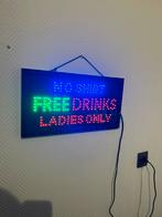 Mancave plaat no shirt free drinks ladies only, Enlèvement ou Envoi
